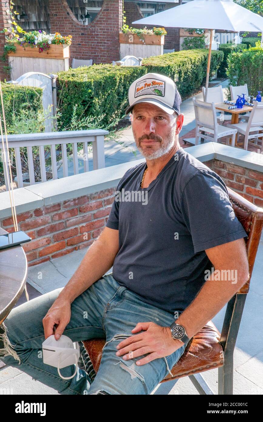 Wayne interviews Roy Liebenthal at Baron's Cove in Sag Harbor