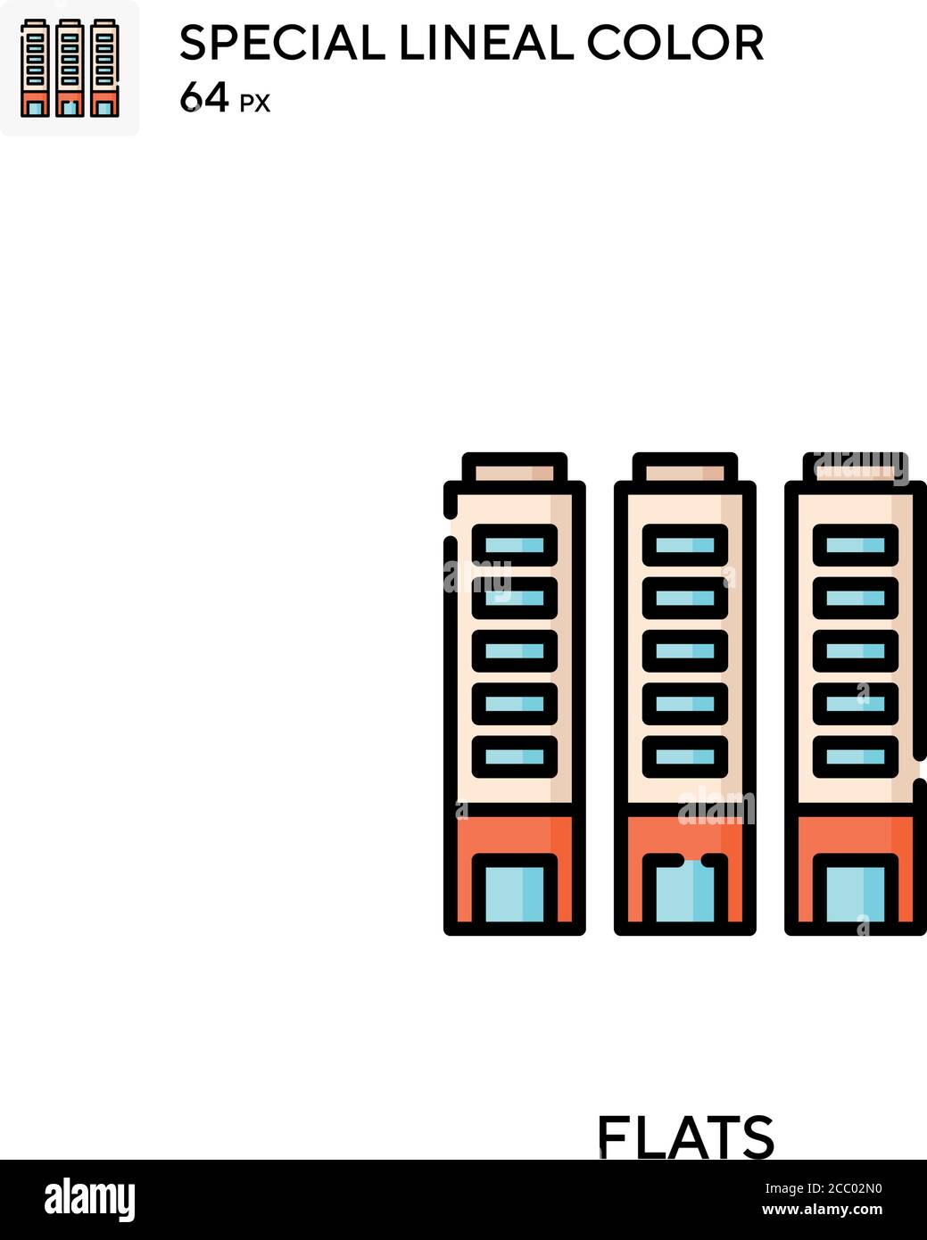 Flats Special lineal color vector icon. Flats icons for your business ...