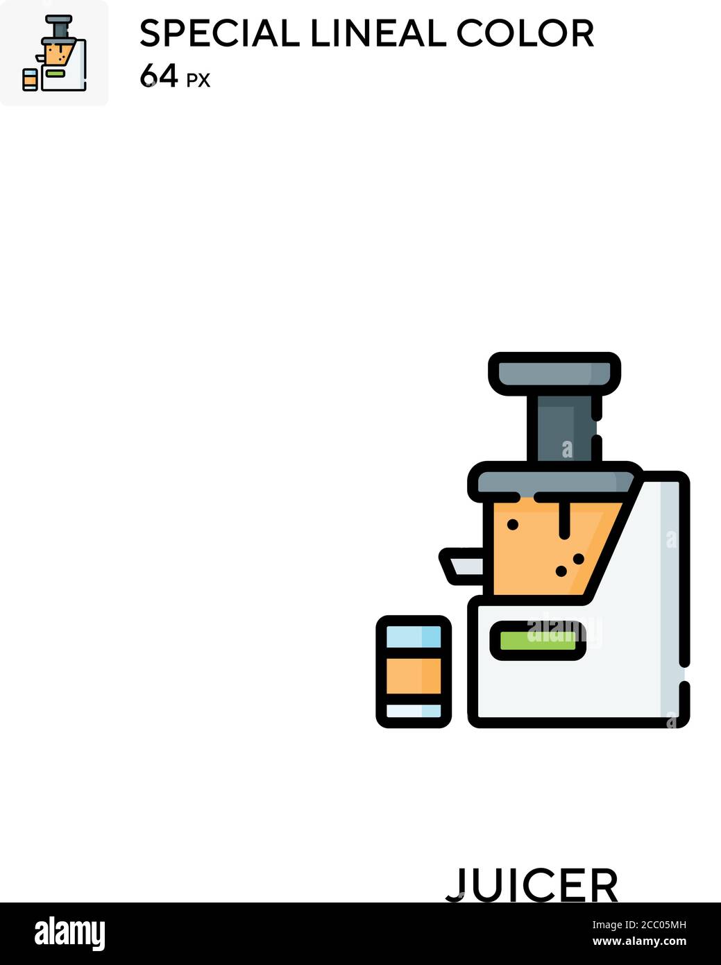 Juicer Special lineal color vector icon. Juicer icons for your business ...
