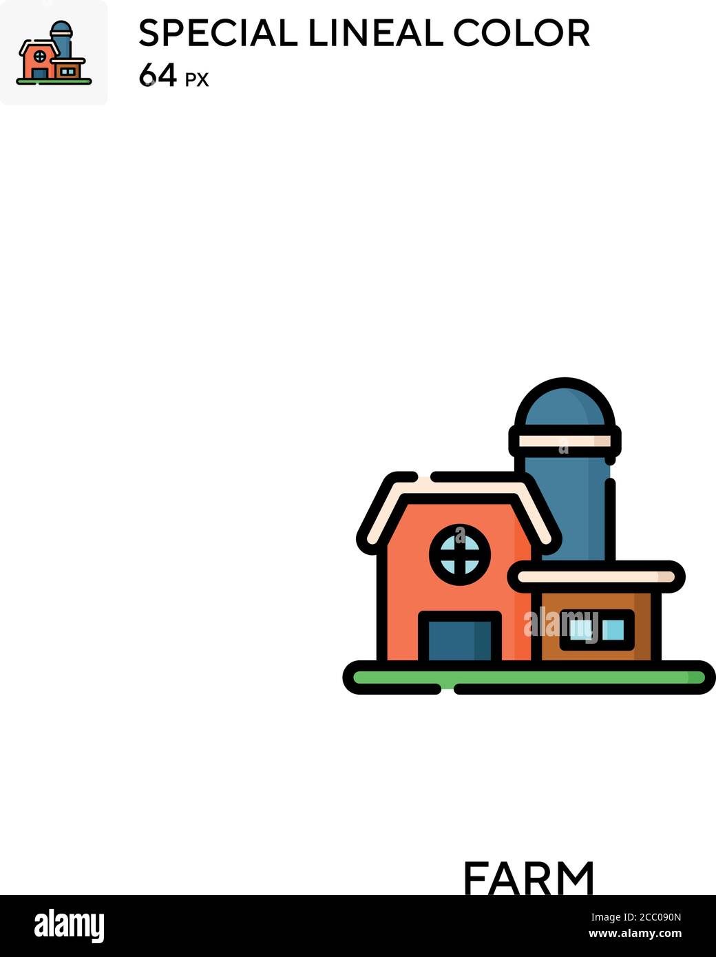 Farm Special lineal color vector icon. Farm icons for your business ...
