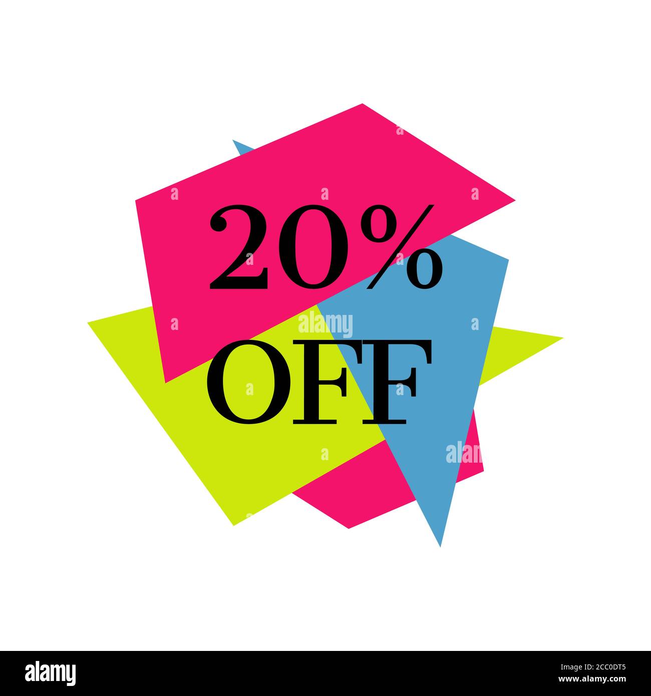 20% off Sale 20 percent Discount Special Price Offer Marketing Promotional  Poster Design Vector Illustration Stock Vector Image & Art - Alamy