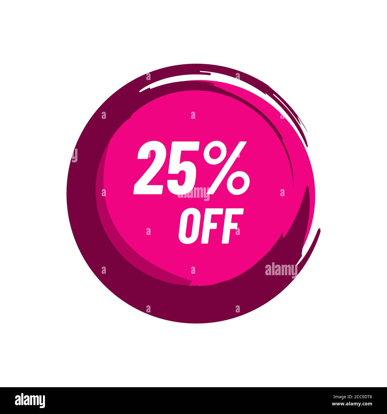 25 Off Sale 25 Percent Discount Marketing Promotional Poster Banner Design Vector Illustration Stock Vector Image Art Alamy
