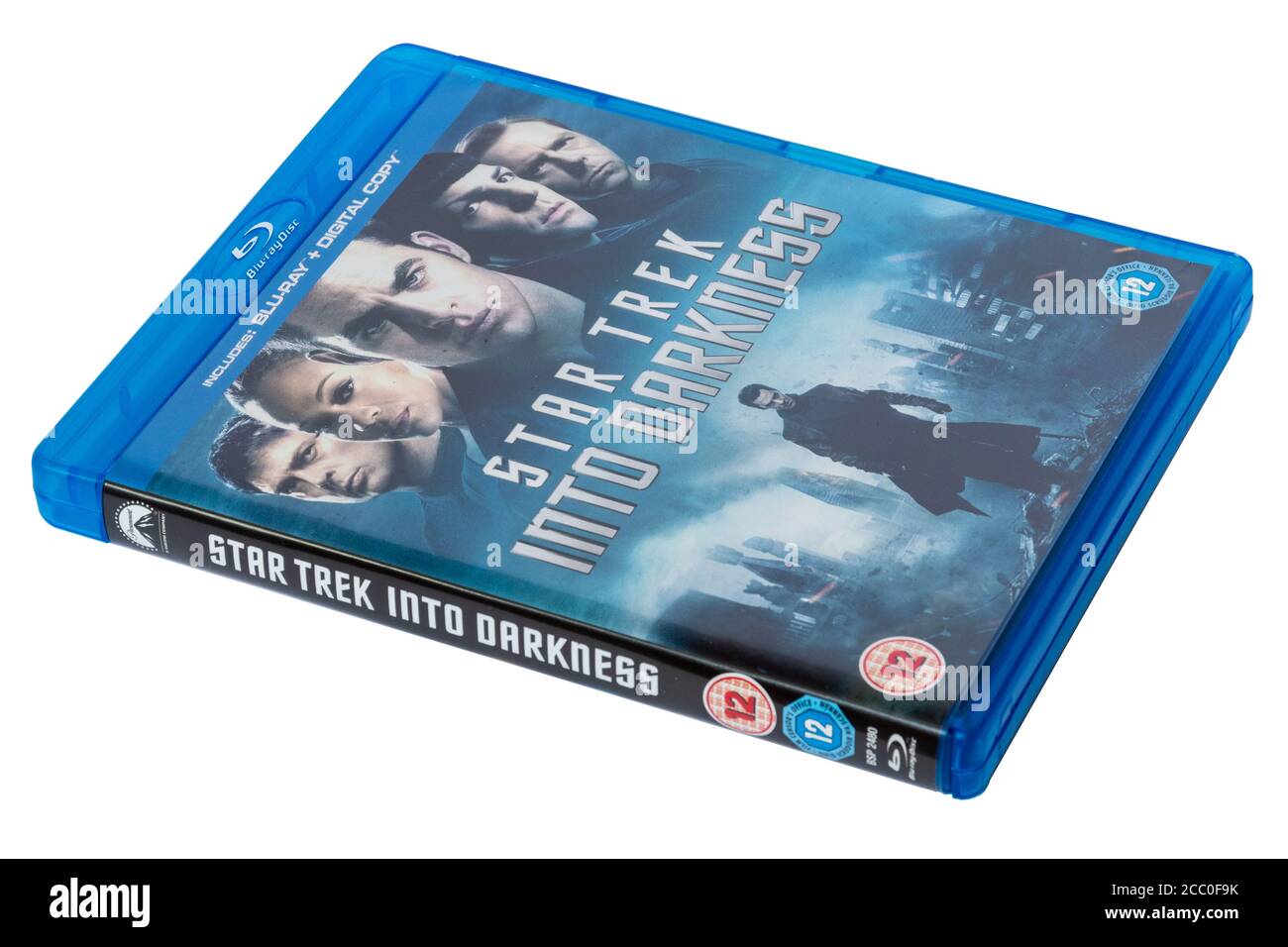 Star Trek Into Darkness movie on blue-ray disc Stock Photo