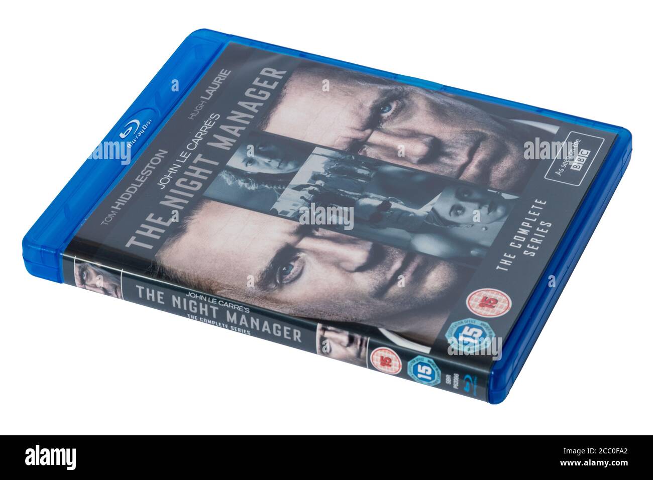 The Night Manager, a British television series on blue-ray disc Stock Photo