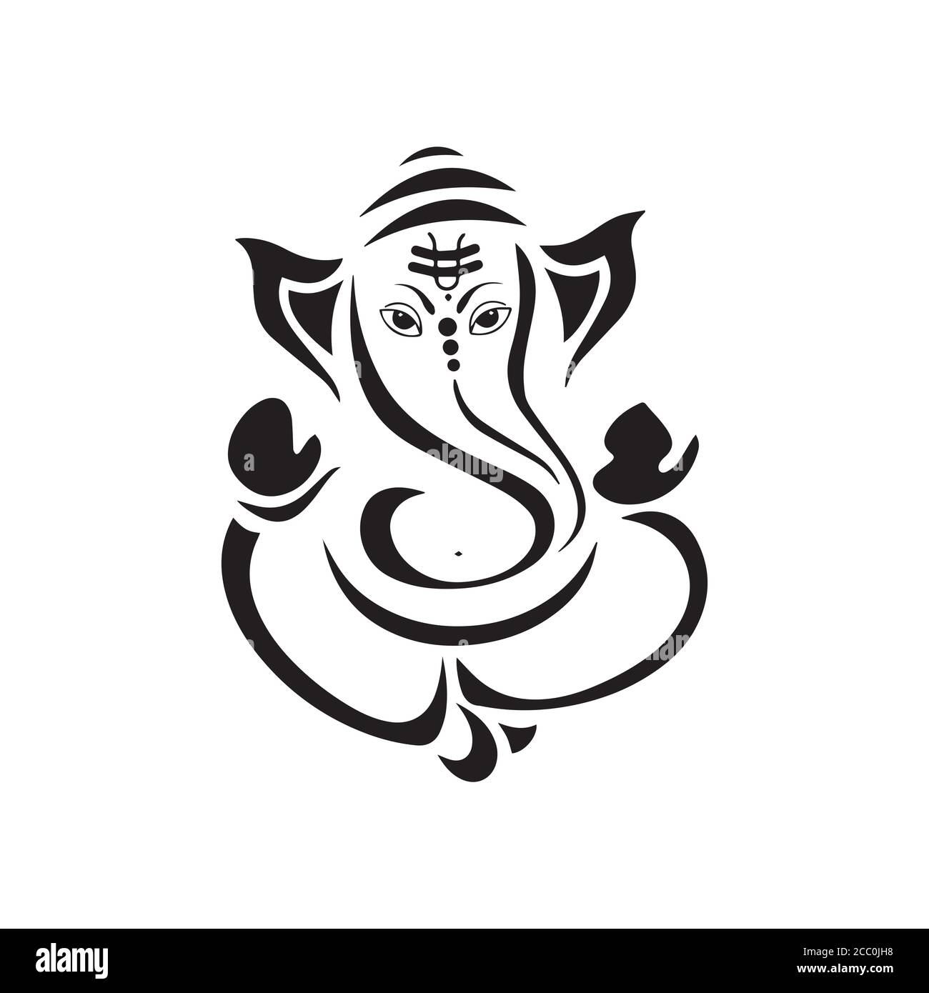 Vector Illustration of Happy Ganesh Chaturthi Festival Beckground ...