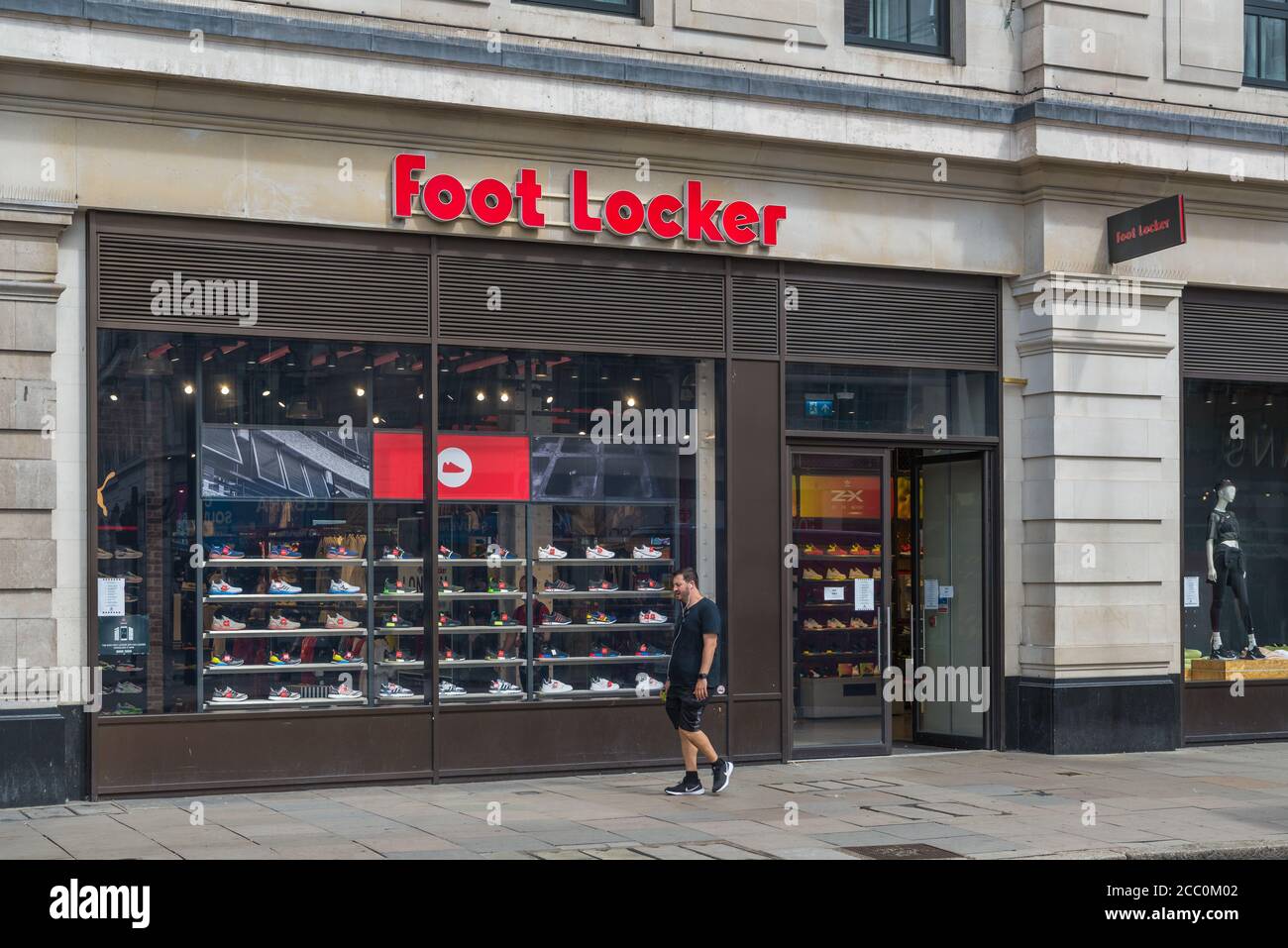 Footlocker athletic shoe and clothing shop, near Marble Arch, Oxford ...