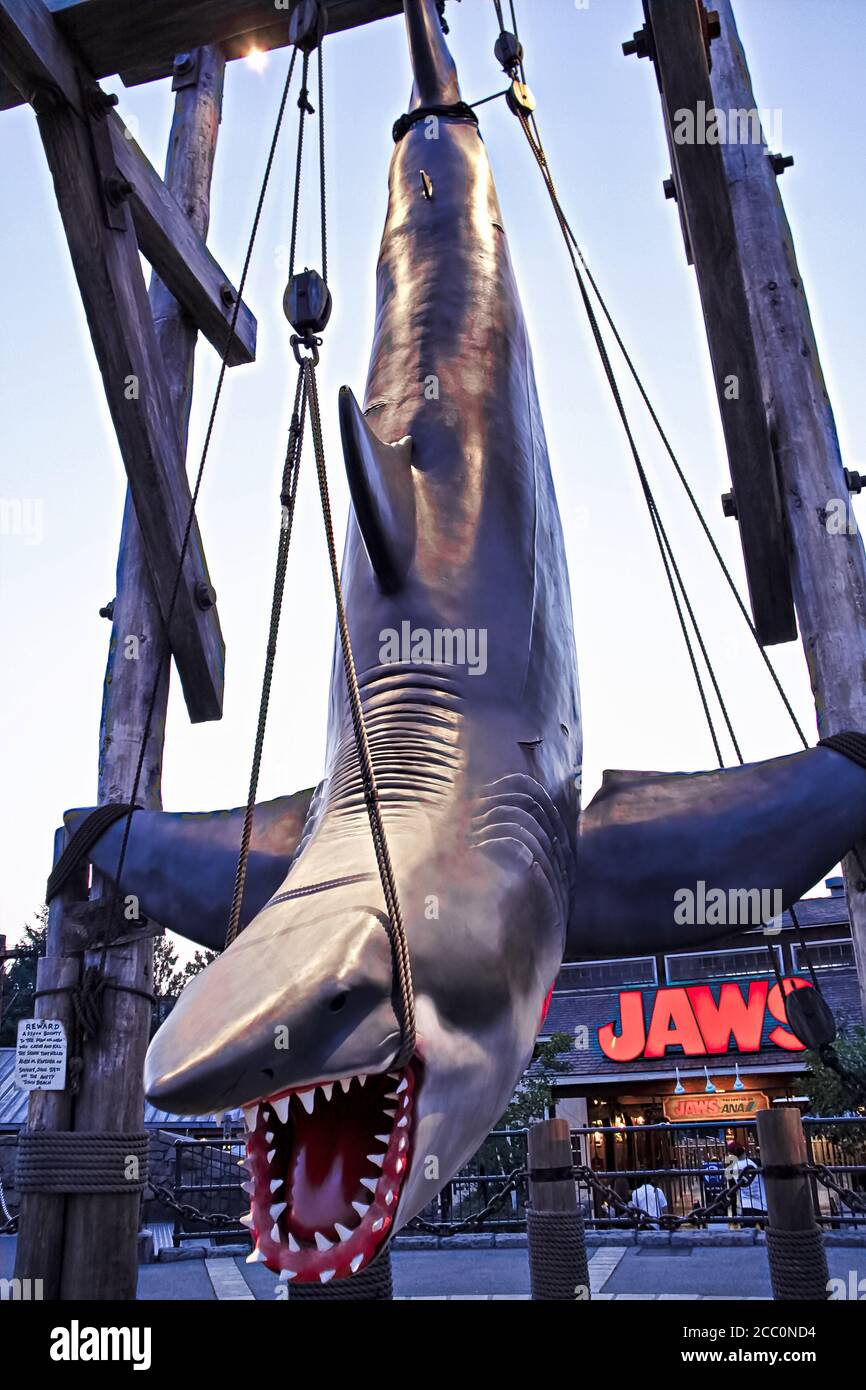 Jaws movie shark attack hi-res stock photography and images - Alamy