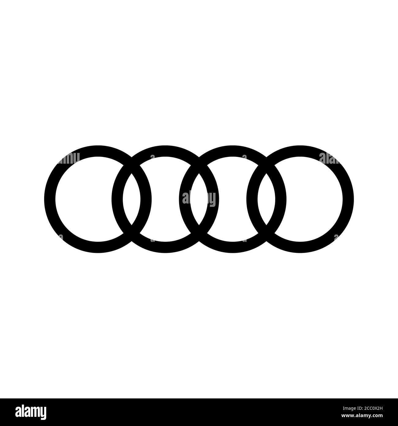 Four rings logo german car Cut Out Stock Images & Pictures Alamy