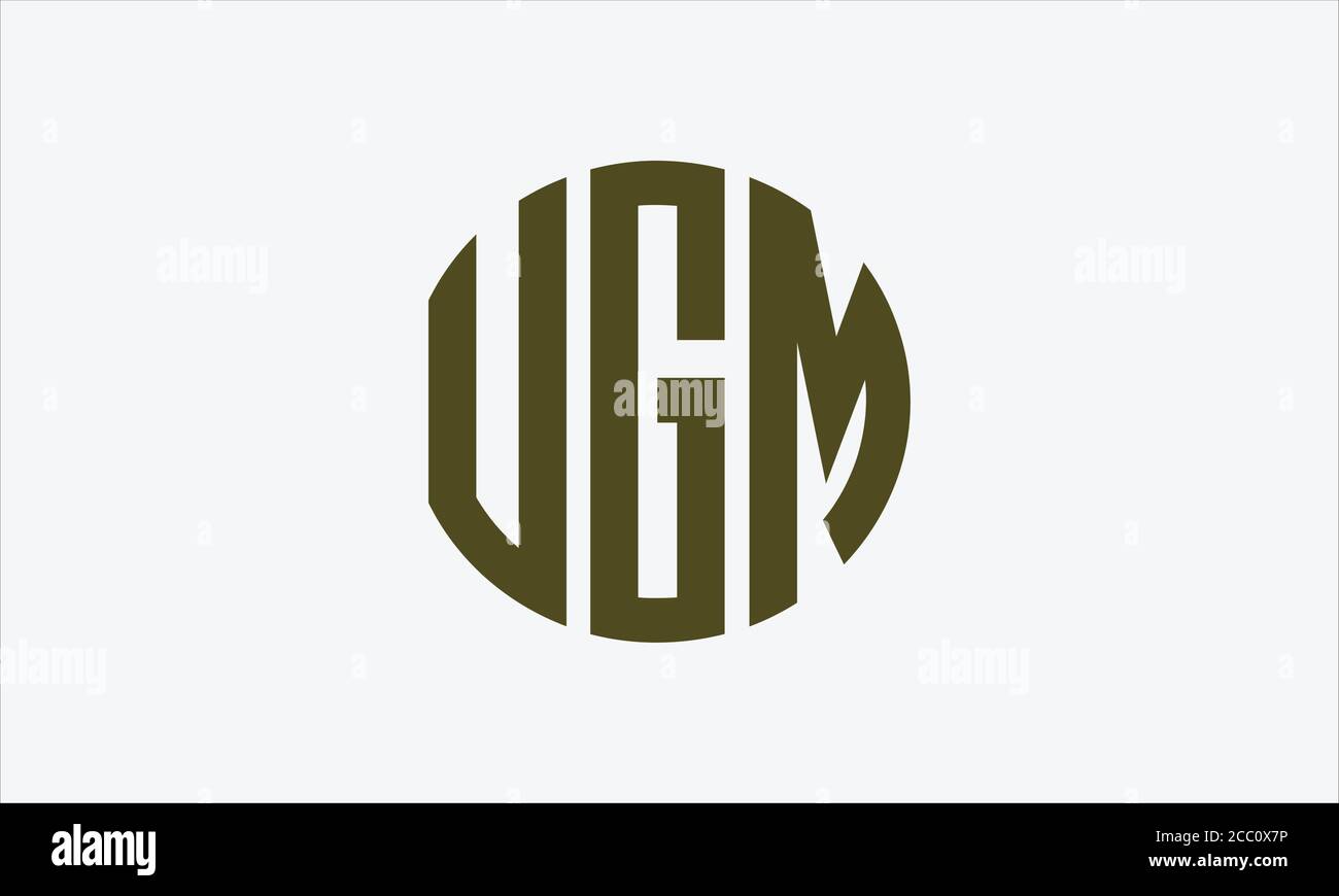 Ugm Emblem Monogram Vector Logo Template Stock Vector Image Art Alamy<script async src=