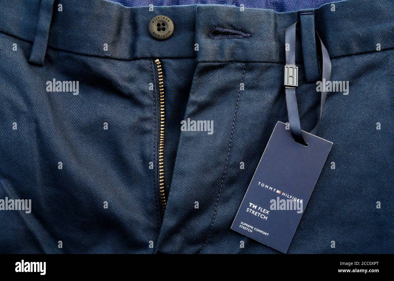 Tommy Hilfiger TH Flex Stretch trousers Stock Photo - Alamy