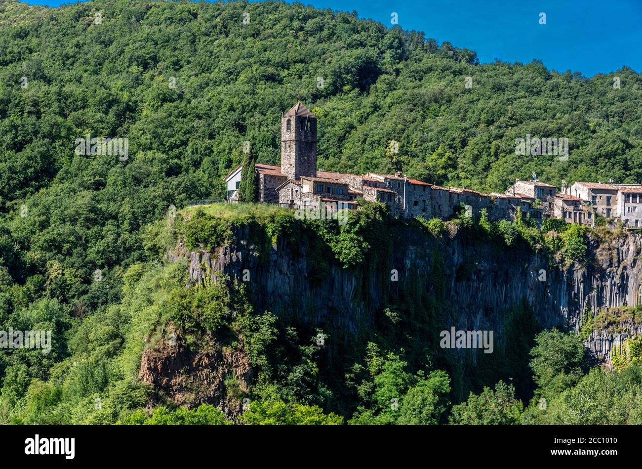 Spain, Catalonia, Garrotxa Volcanic Zone Natural Park, Castellfollit de