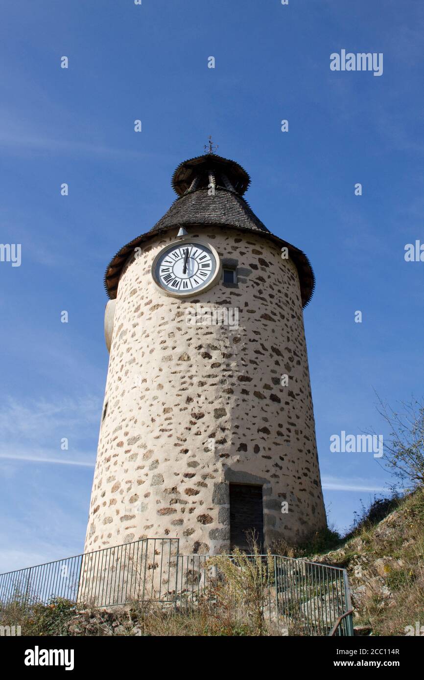 France, Aubusson, 23, The bell tower Stock Photo