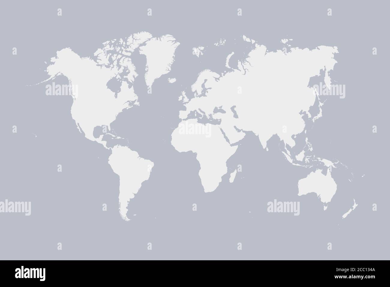 World map vector modern on white Stock Vector