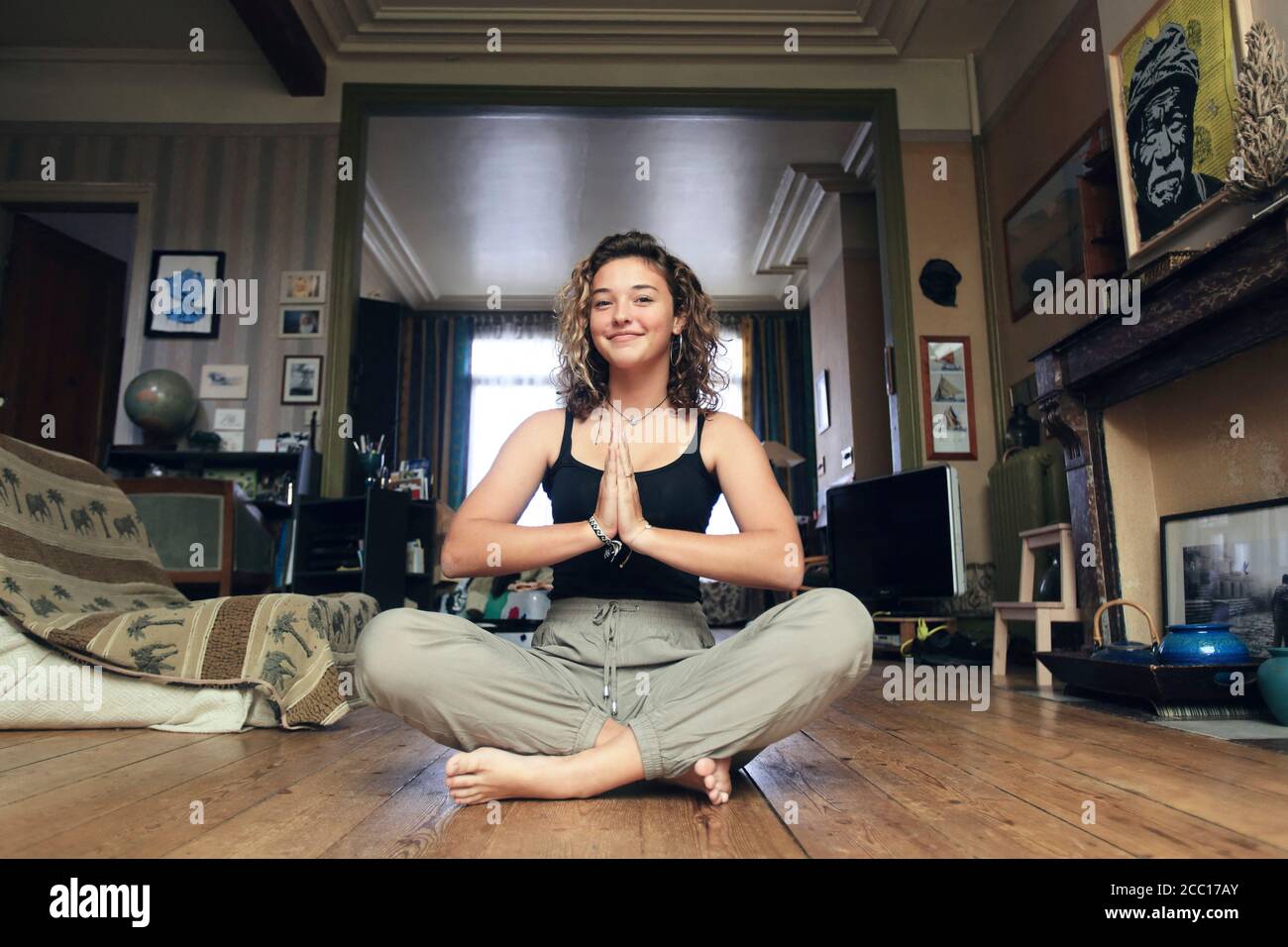 teenage-girl-and-everyday-life-stock-photo-alamy