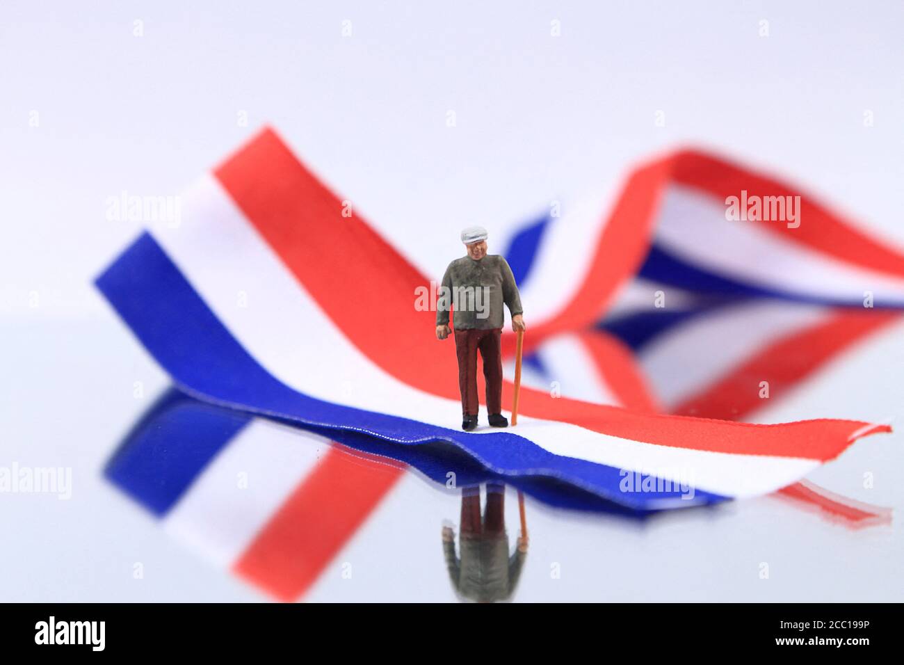 Old french tricolour flag hi-res stock photography and images - Alamy