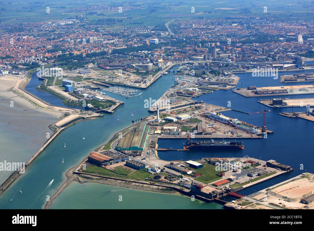 France, Nord, Dunkirk, the port Stock Photo Alamy