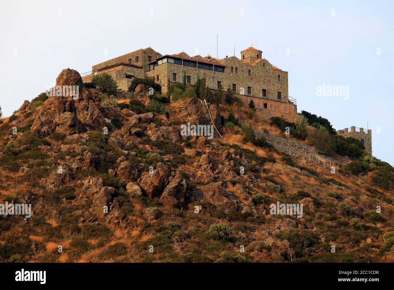 Cyprus, Larnaca, Stavrovouni monastery Stock Photo
