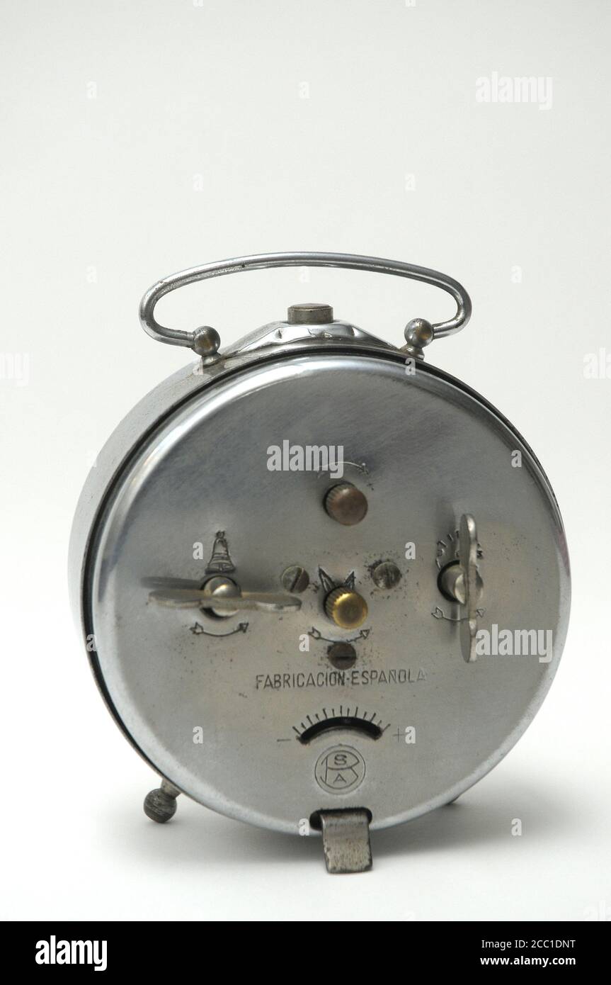 Vintage mechanical alarm clock old hires stock photography and images