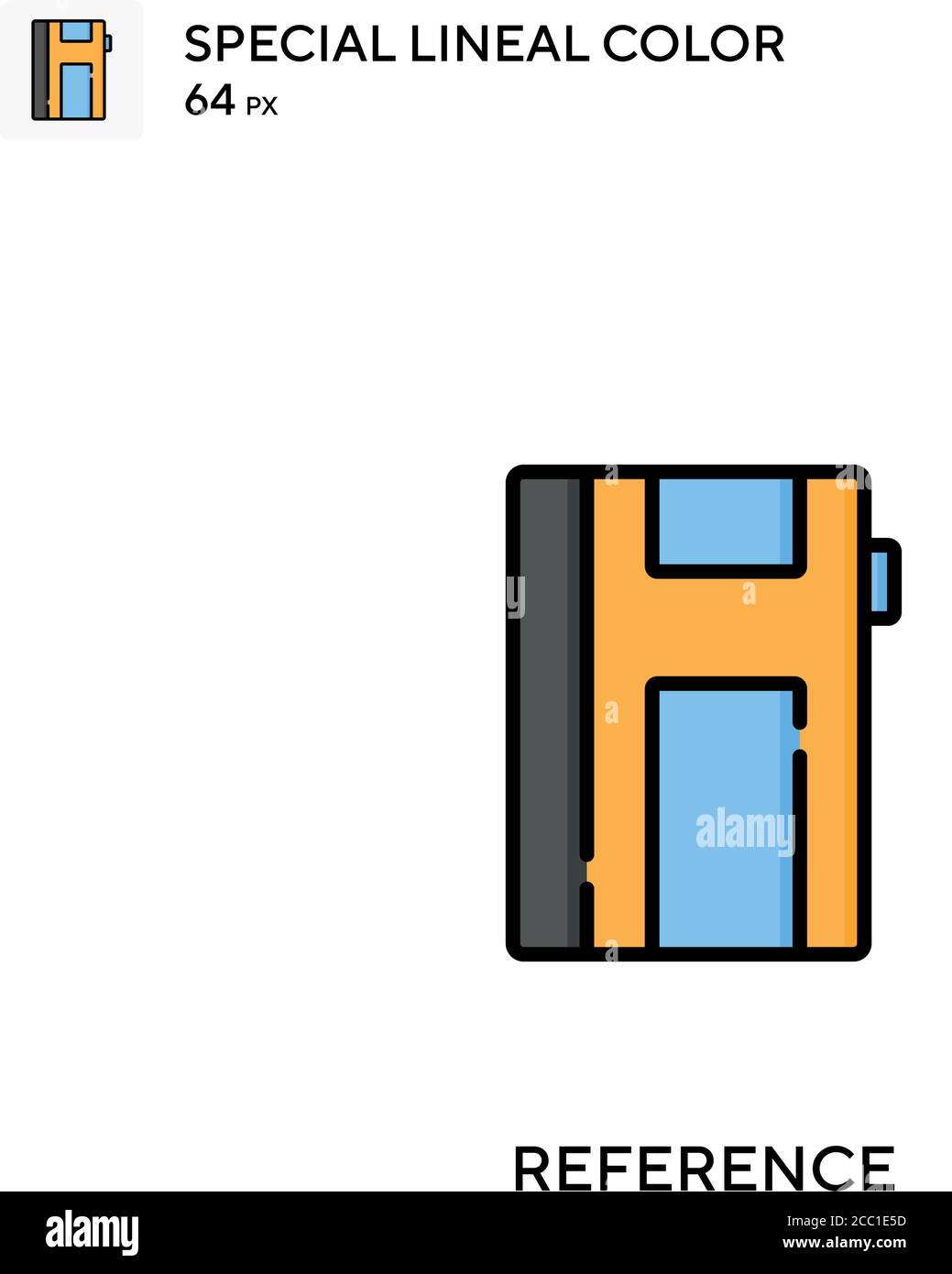 Reference Special lineal color vector icon. Reference icons for your ...