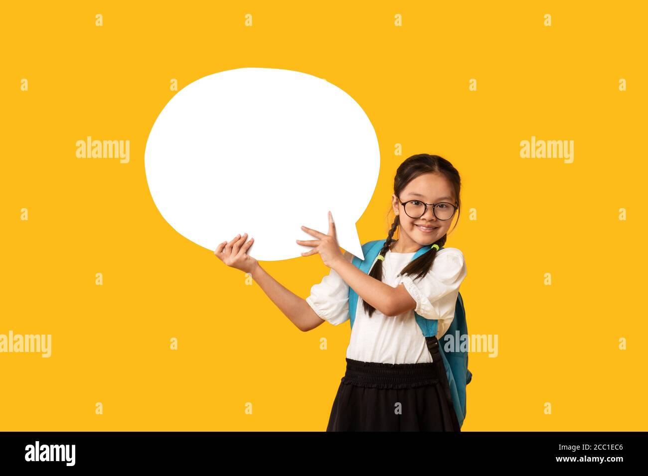 Asian teen girl speech hi-res stock photography and images - Alamy
