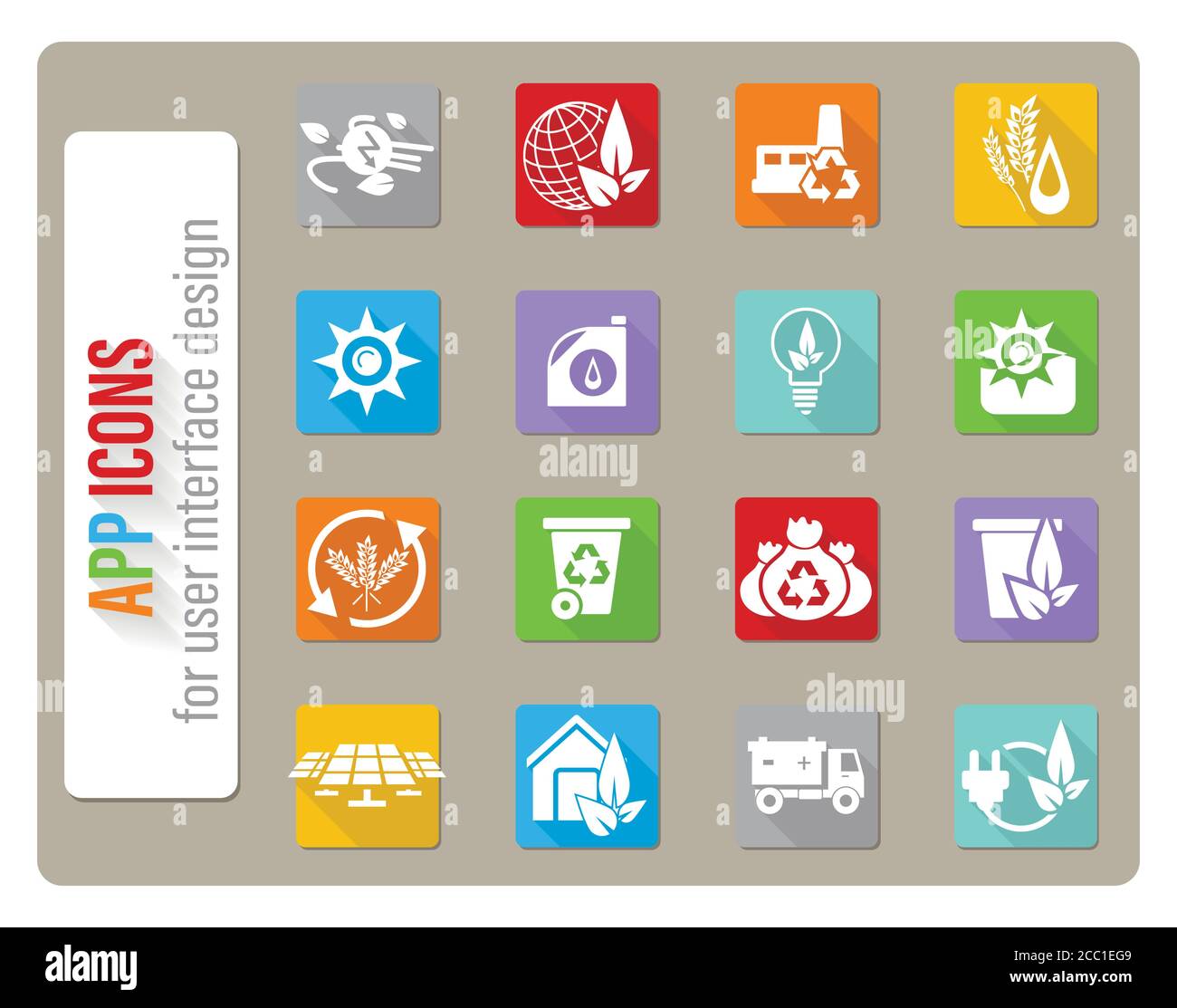 alternative energy icon set Stock Vector Image & Art - Alamy