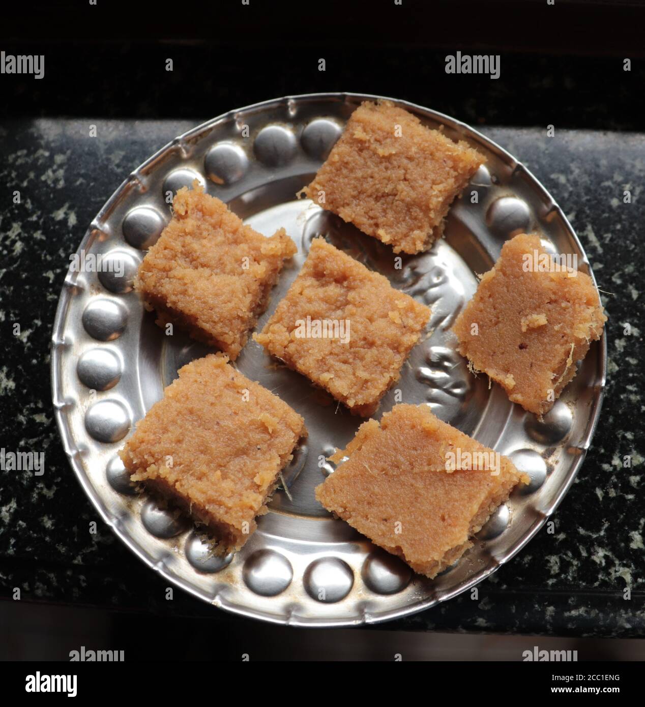 Ginger toffee popular Indian sweet Stock Photo