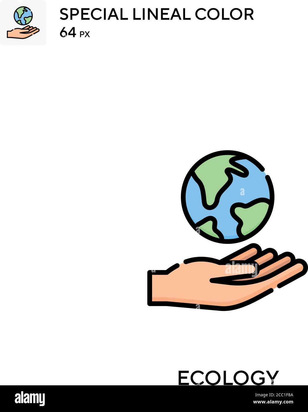 Ecology Special lineal color vector icon. Ecology icons for your ...