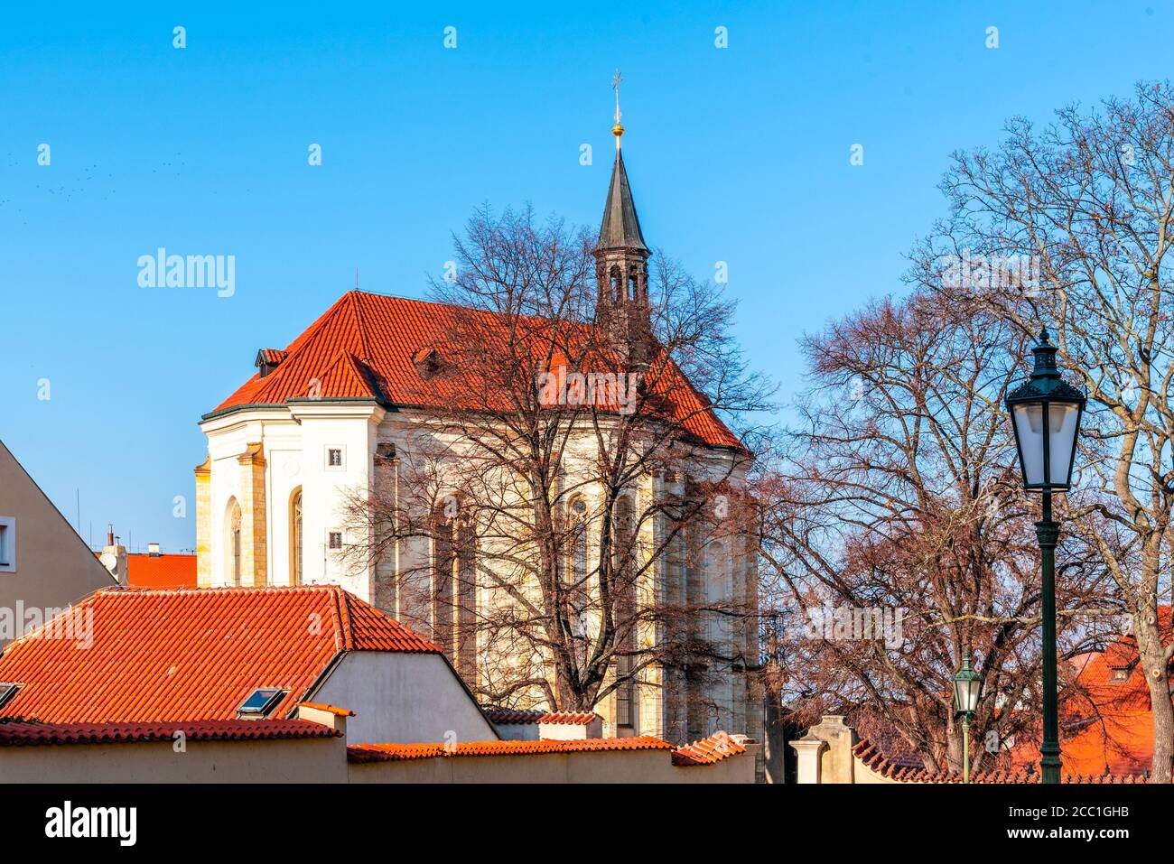 Church of Saint Roch in Strahov Monastery complex, Prague, Czech Republic. Stock Photo