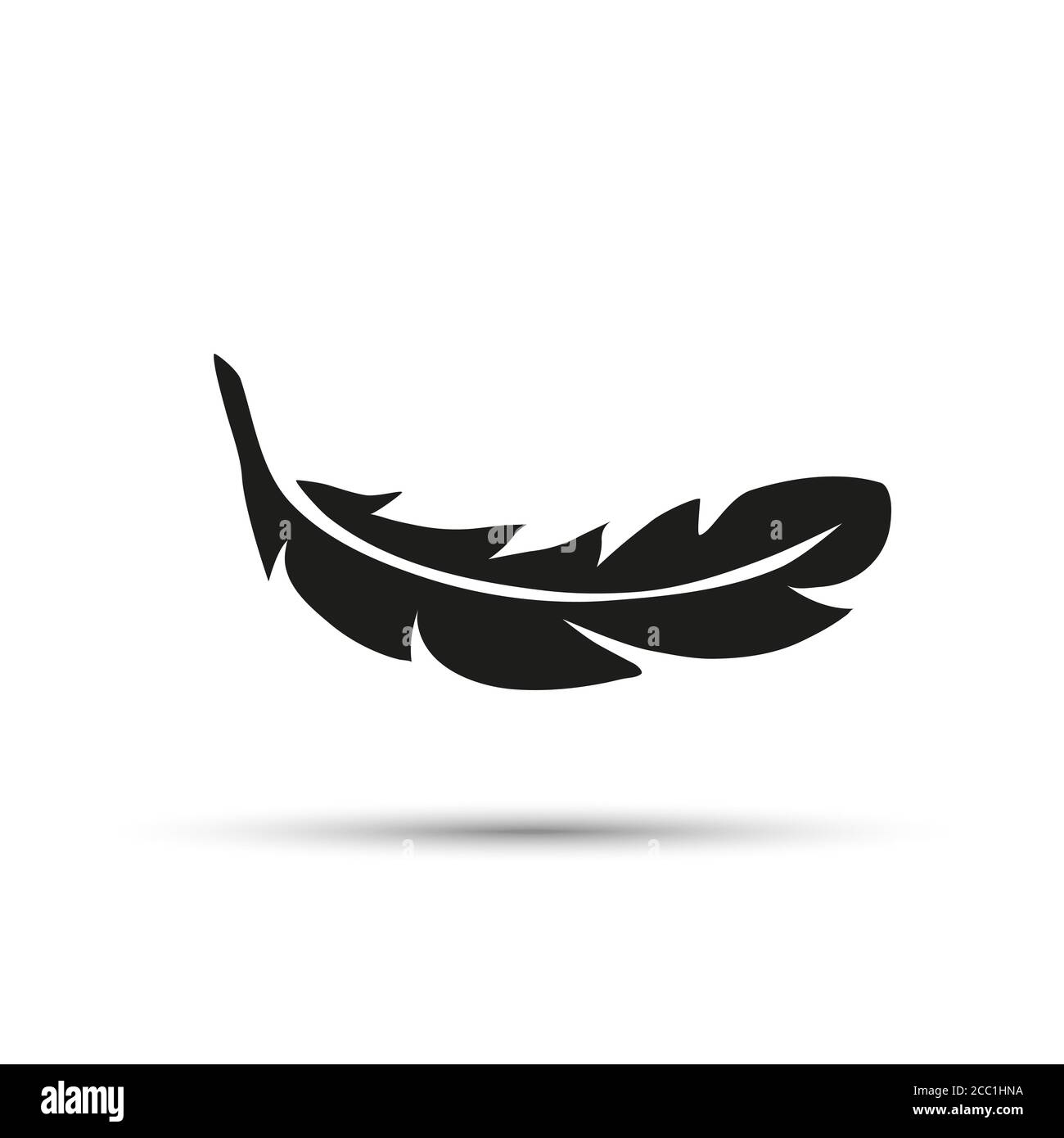 Fluffy feather Stock Vector Images Alamy
