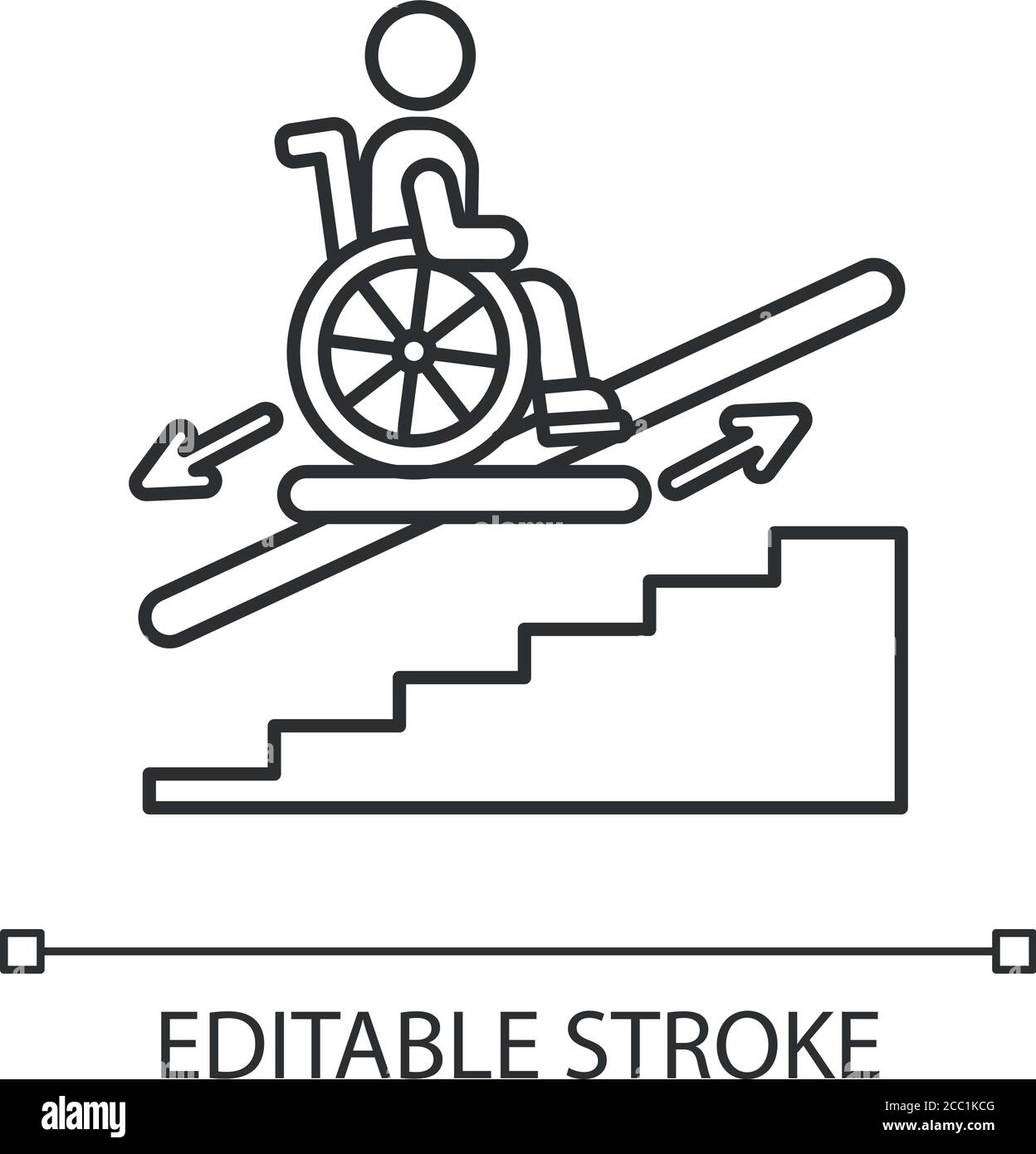 Chair lift elderly Black and White Stock Photos & Images Alamy