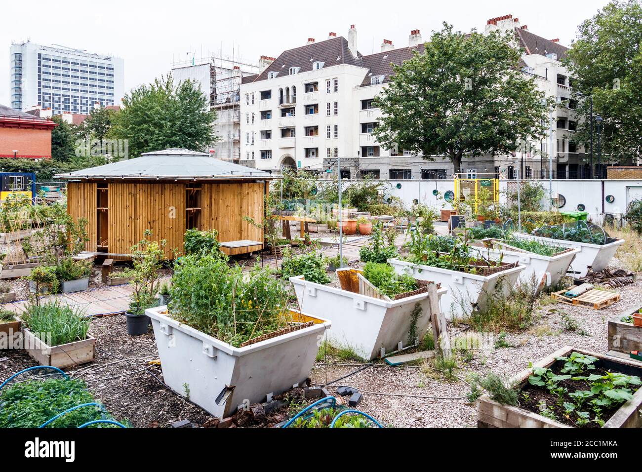 The moveable Skip Garden, created in 2009 by Global