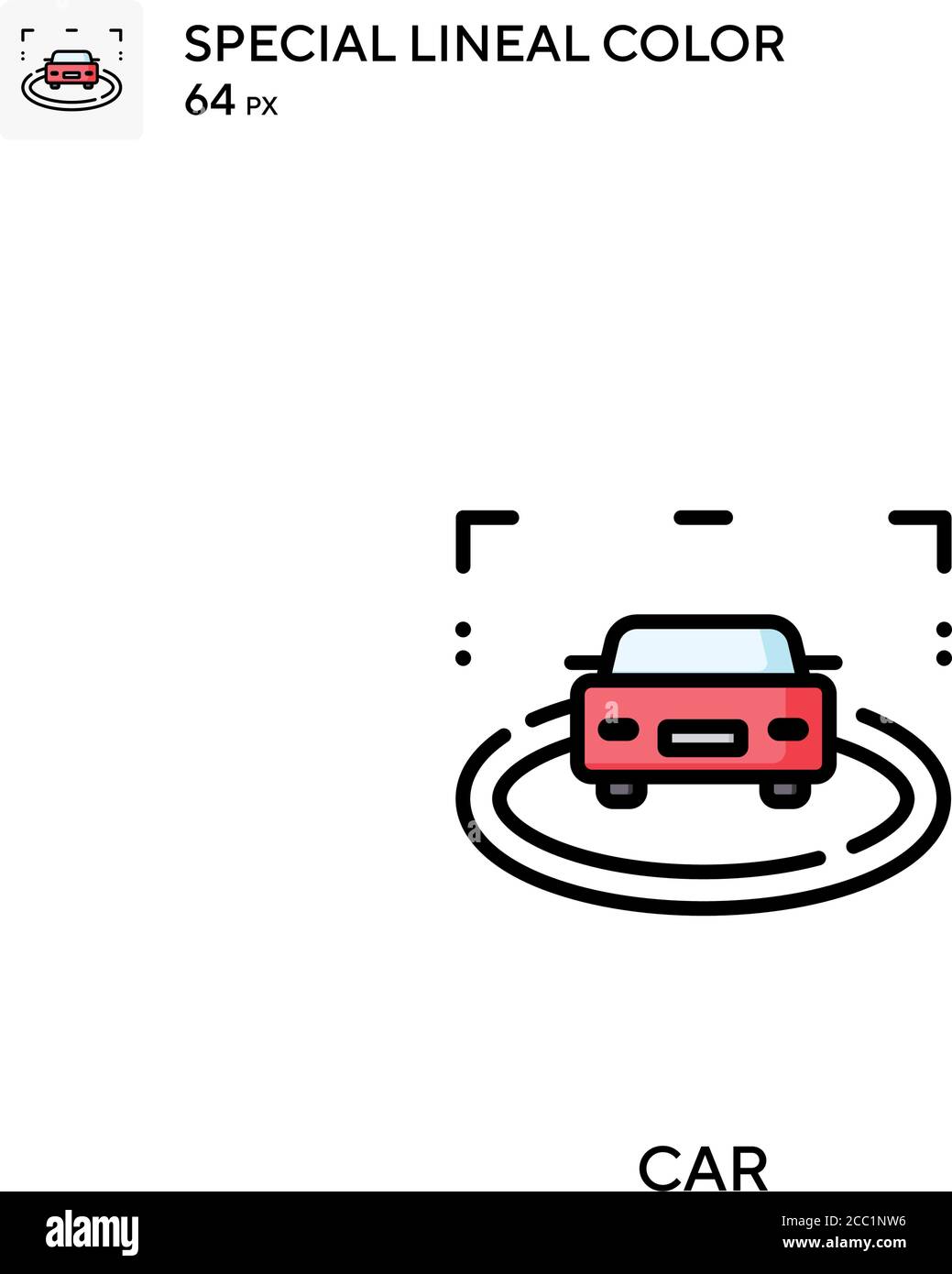 Car Special lineal color vector icon. Car icons for your business ...