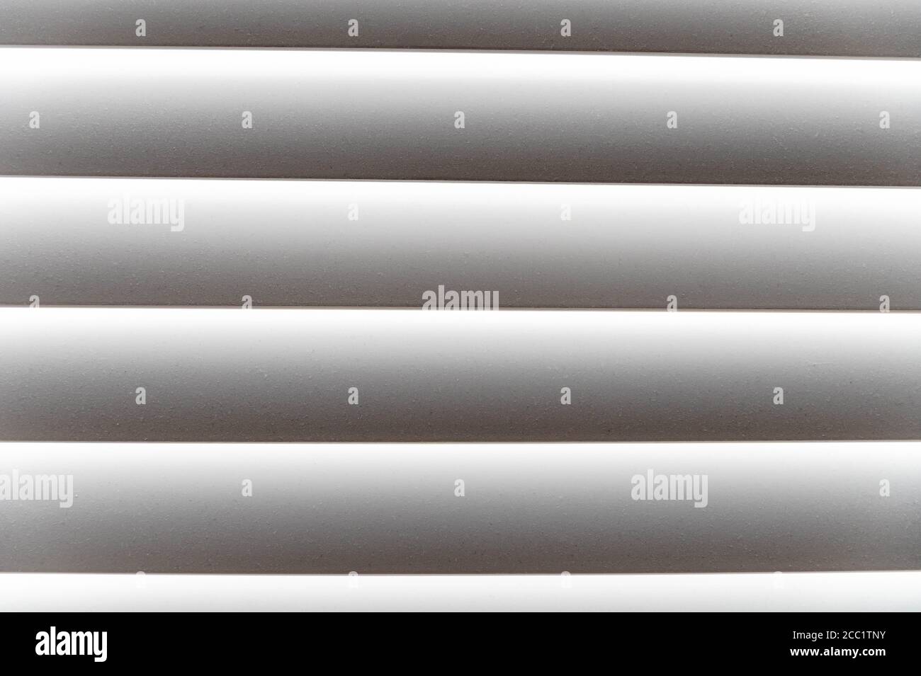 Black and white blinds close up texture Stock Photo