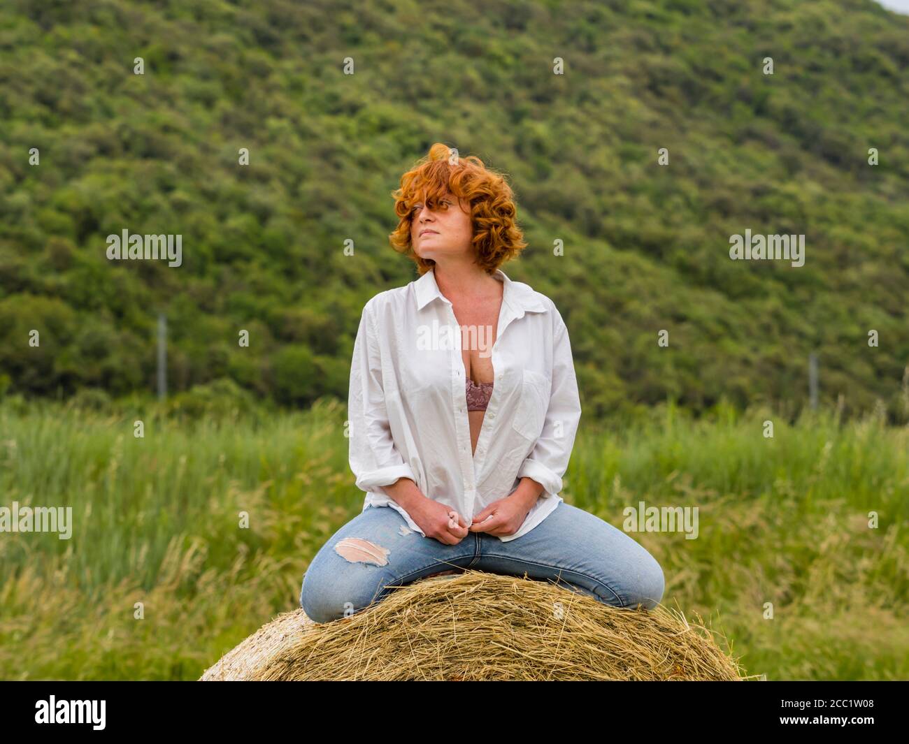 Mature woman Stock Photo