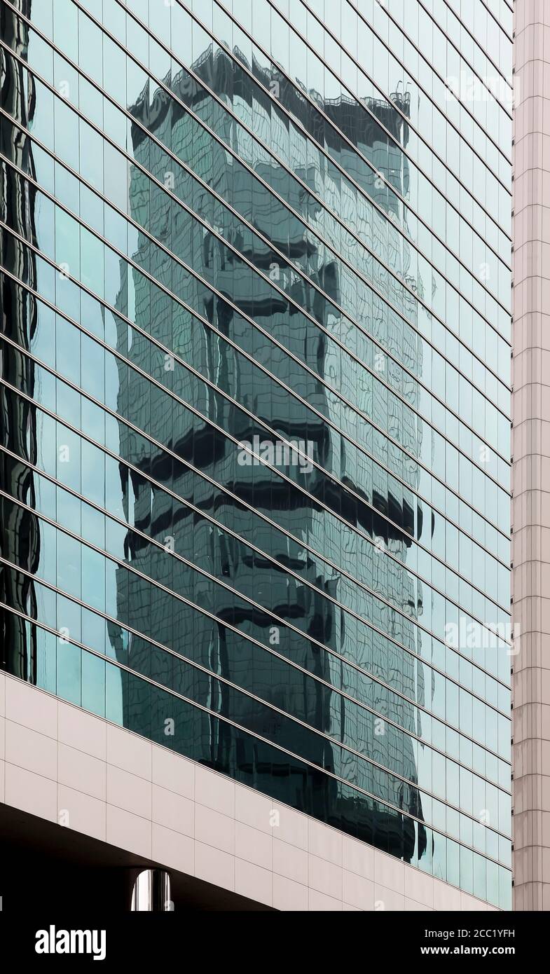 China, High rise building in Hong kong Island Stock Photo