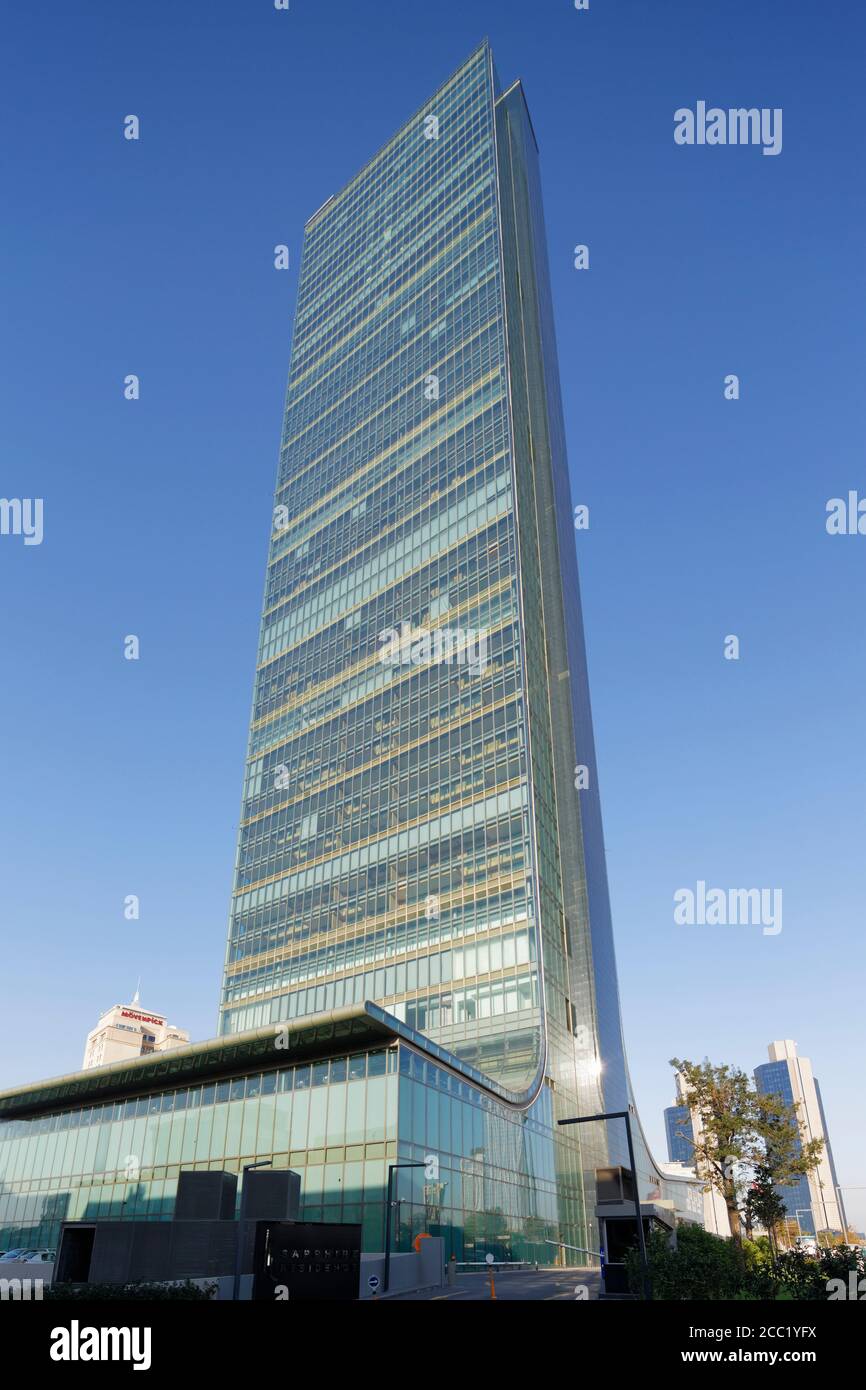 Europe, Turkey, Istanbul, View of Istanbul Sapphire building Stock Photo