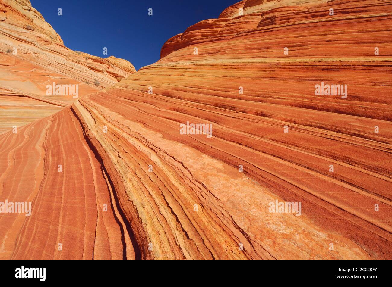 USA, Arizona, Colorado Plateau, Vermilion Cliffs, Sandstone formation Stock Photo