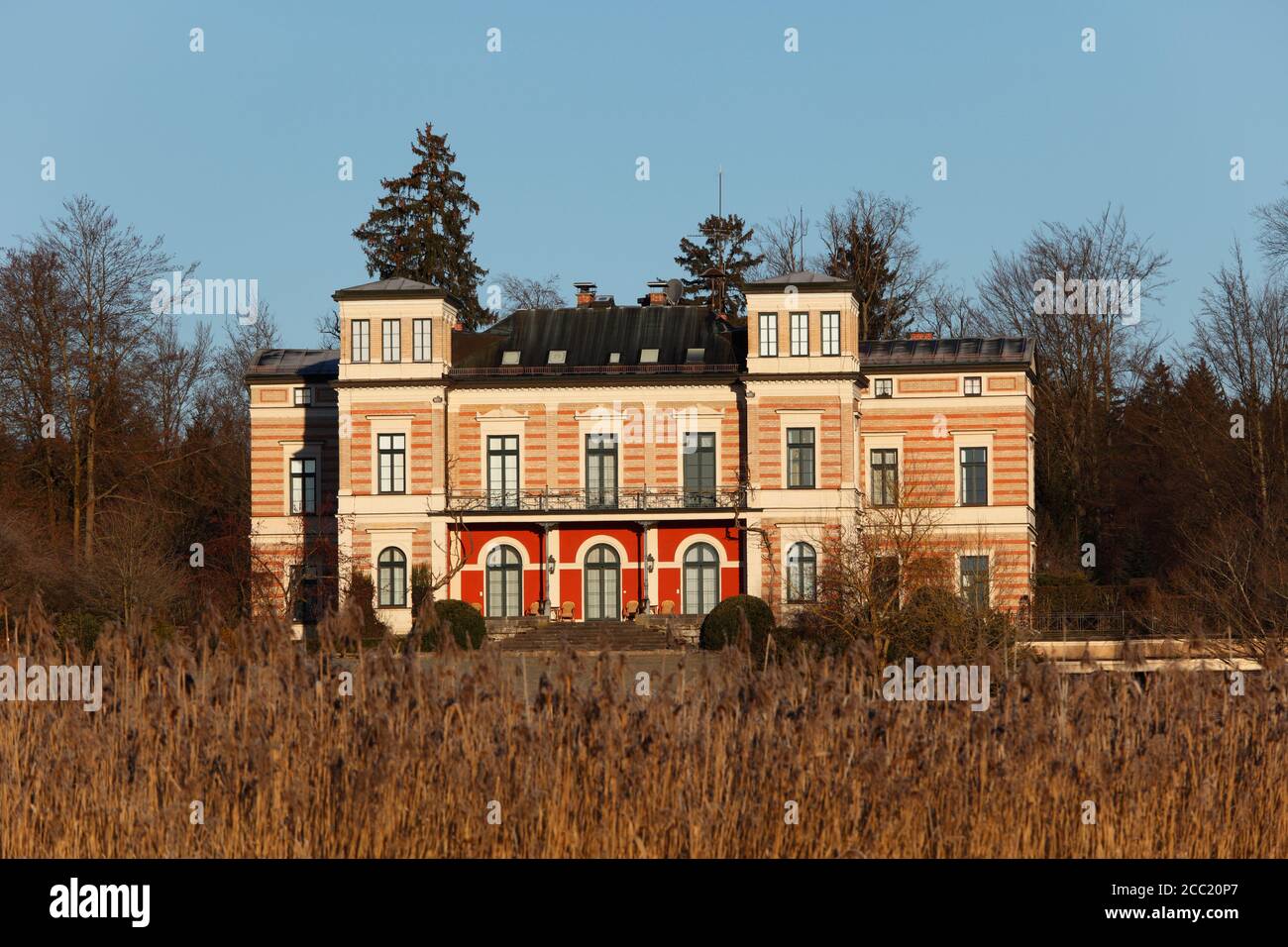Germany, Bavaria, View of Seeseiten Castle Stock Photo