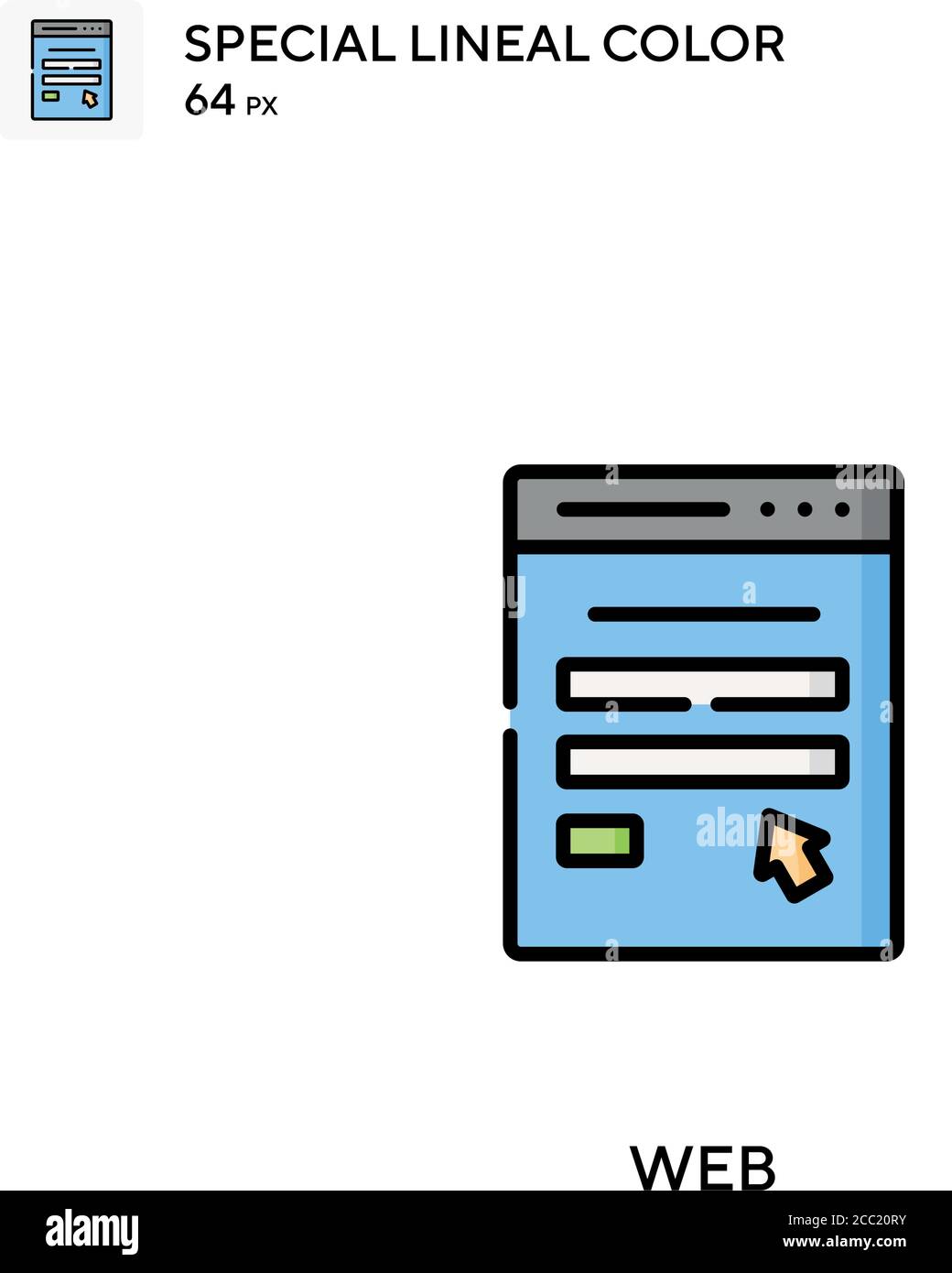 Web Special lineal color vector icon. Web icons for your business ...
