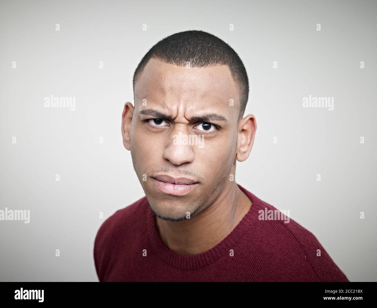 Portrait of young man, close up Stock Photo