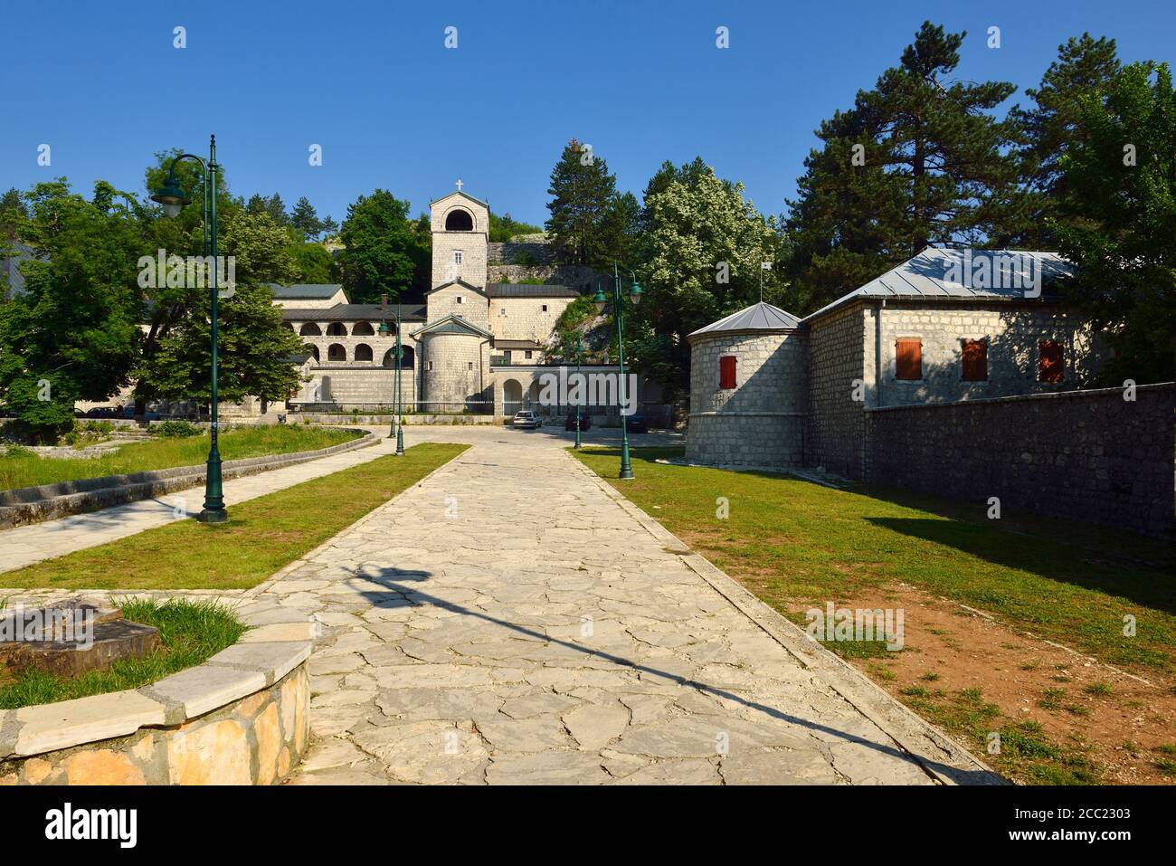 Montenegro, View of Orthodox Monastery Stock Photo - Alamy