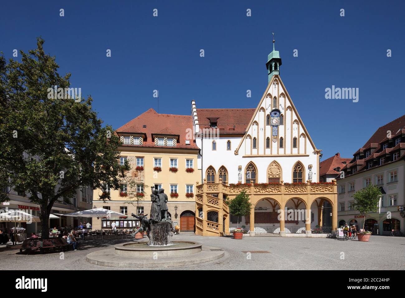 Germany, Bavaria, Amberg, View of town hall Stock Photo - Alamy