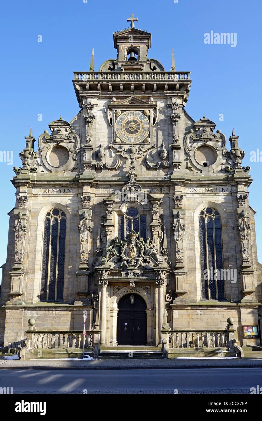 Germany, Bückeburg, View of historical church Stock Photo