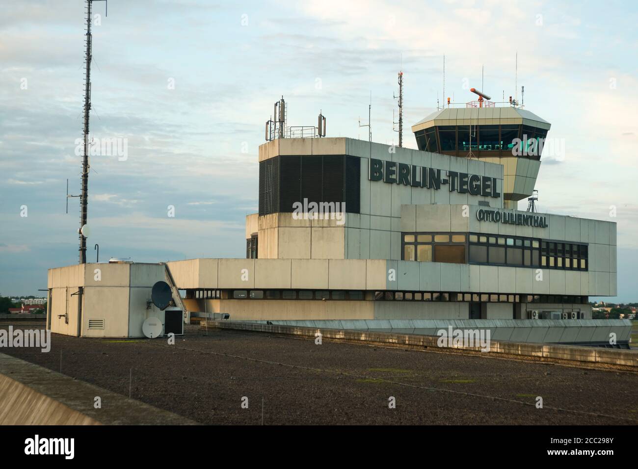 Germany, Berlin, View of Berlin Tegel Airport Stock Photo
