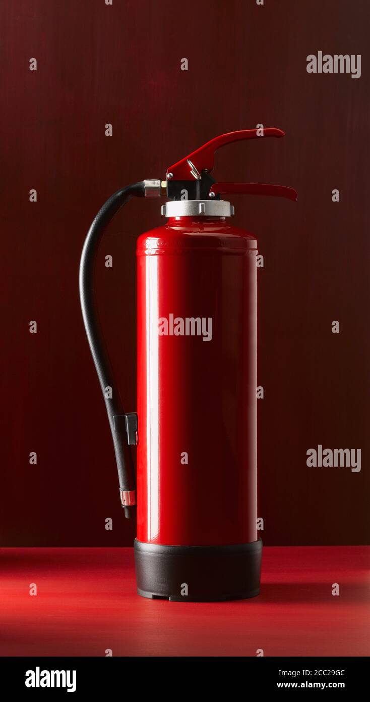 Fire extinguisher, close up Stock Photo