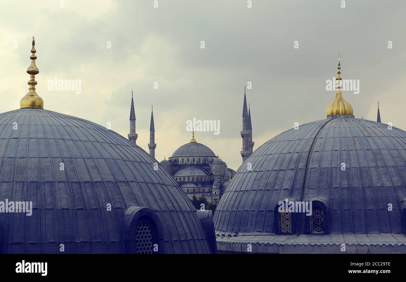 Turkey, Istanbul, View of Blue mosque Stock Photo - Alamy