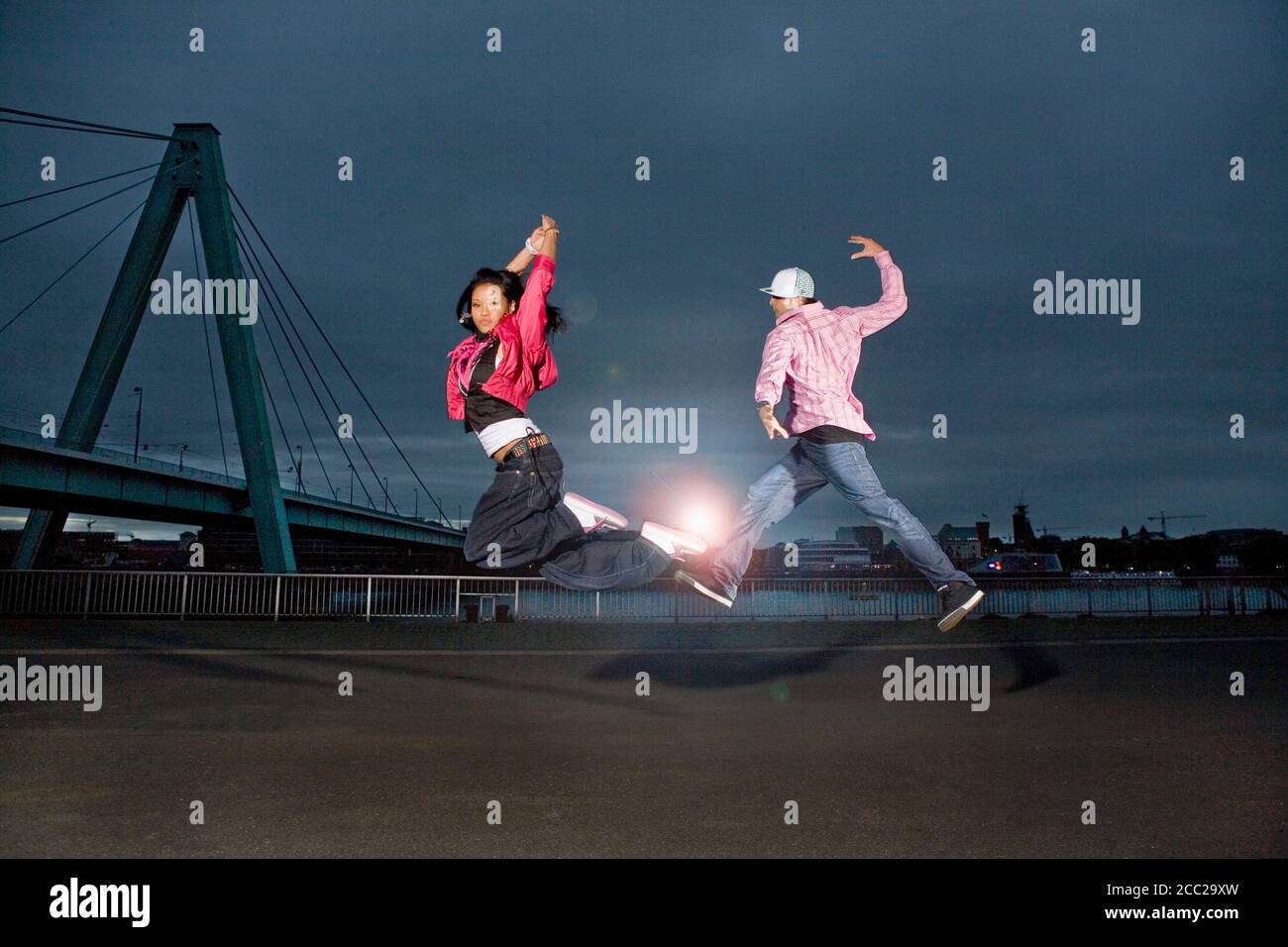Jumping in river cap hi-res stock photography and images - Alamy