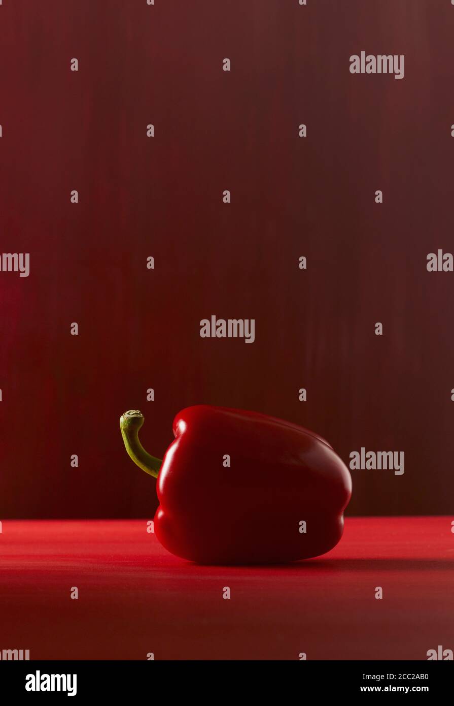 Red bell pepper, close up Stock Photo