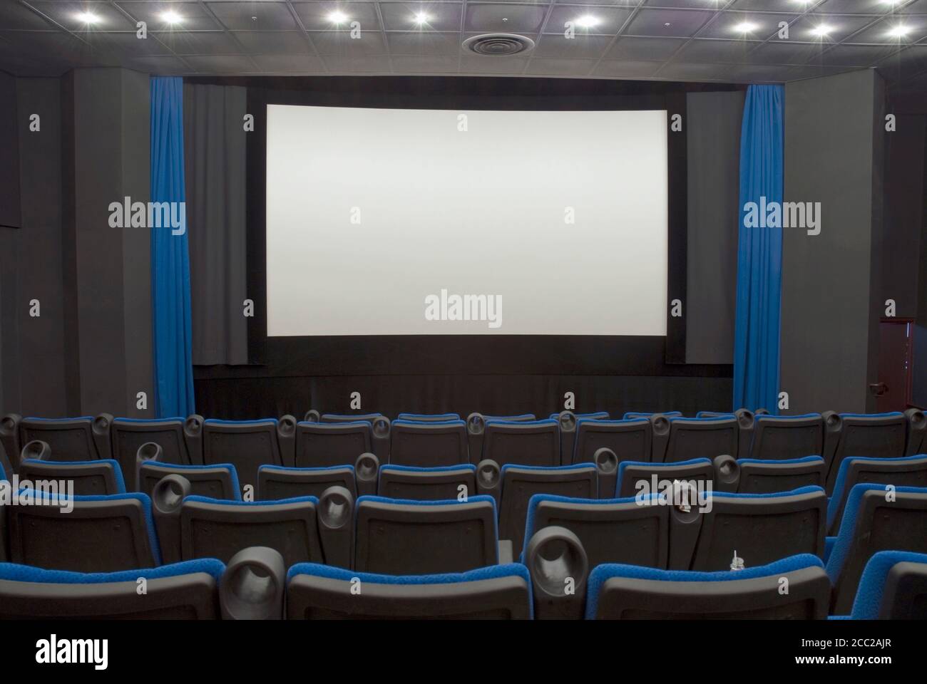 Seating in cinema Stock Photo