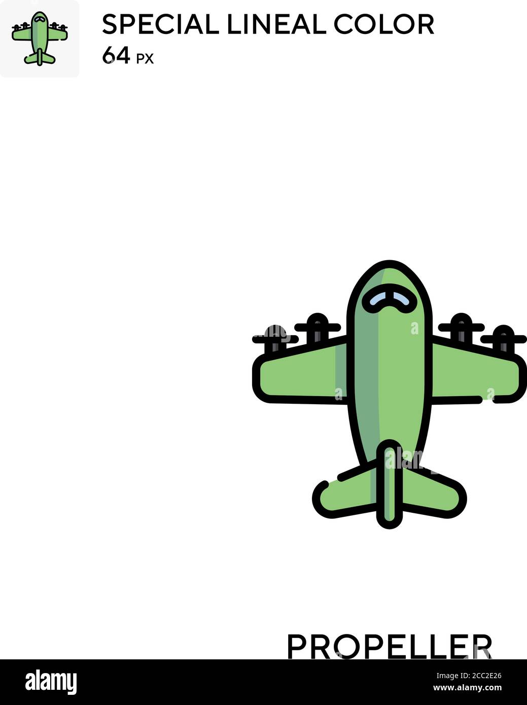 Propeller Special lineal color vector icon. Propeller icons for your ...